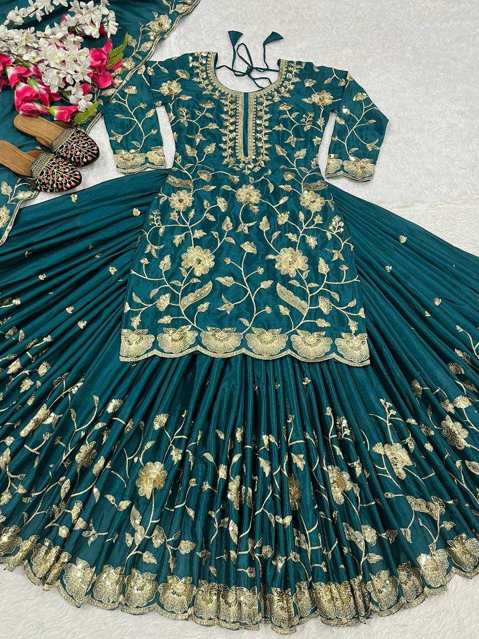 Signature Shine Chinon Silk Lehenga Collection