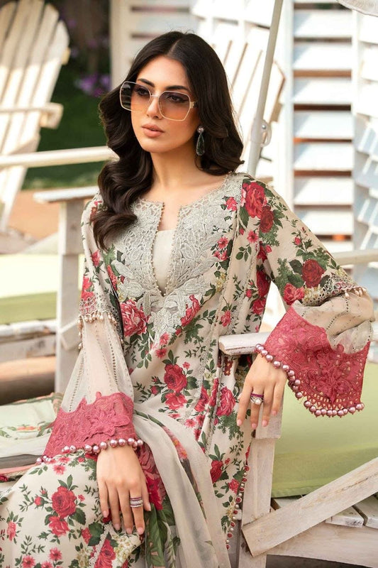 Hooriya Nazneen Classic Lawn Wear Ensemble