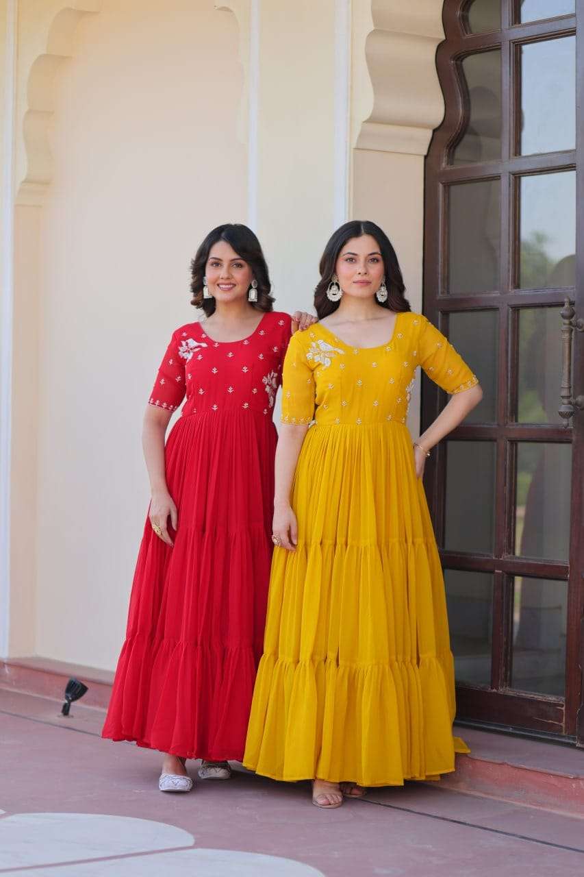 Sultana Bloom Grand 12 MTR Flair Occasion Gown