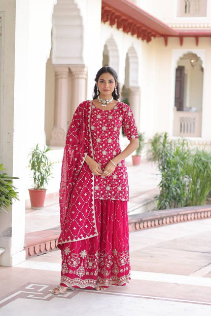 Mystic Sequins Premium Party Wear Sharara Set