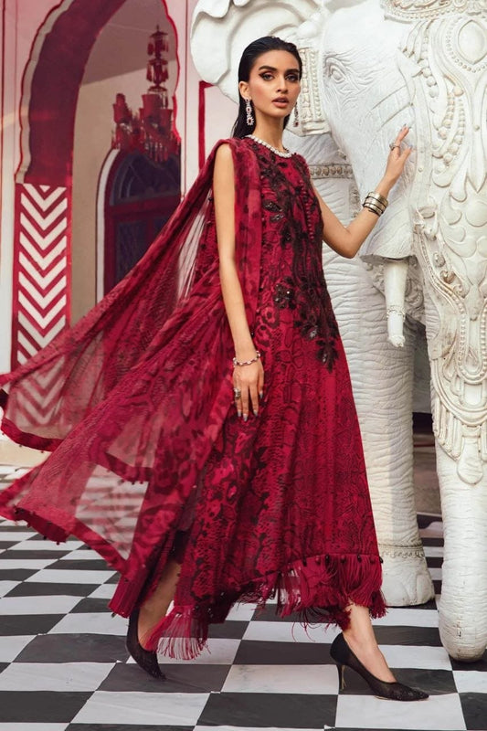 Elvina Premium Cotton Lawn Ensemble