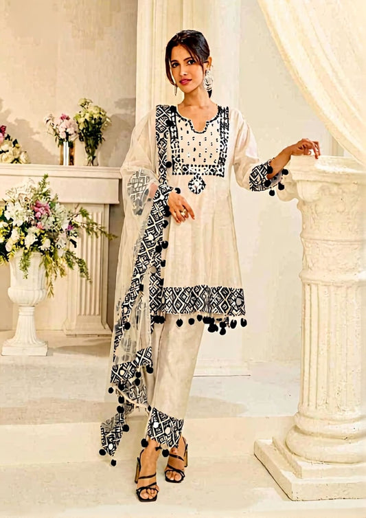 Mirror Collection Premium Silk Designer Suit Set
