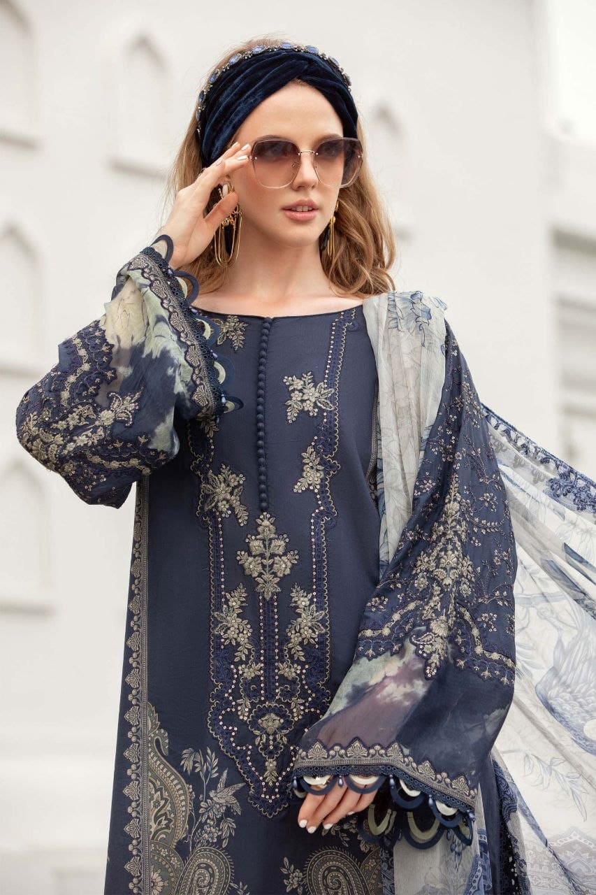 Sana Areeba Premium Cotton Lawn Ensemble