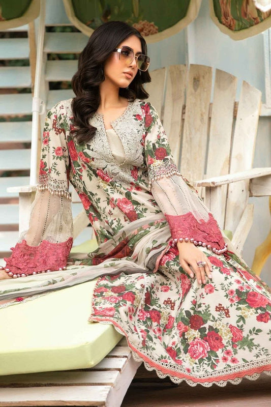 Hooriya Nazneen Classic Lawn Wear Ensemble