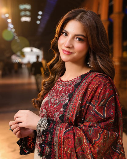 Libas Noor Elegant Cotton Lawn Ensemble