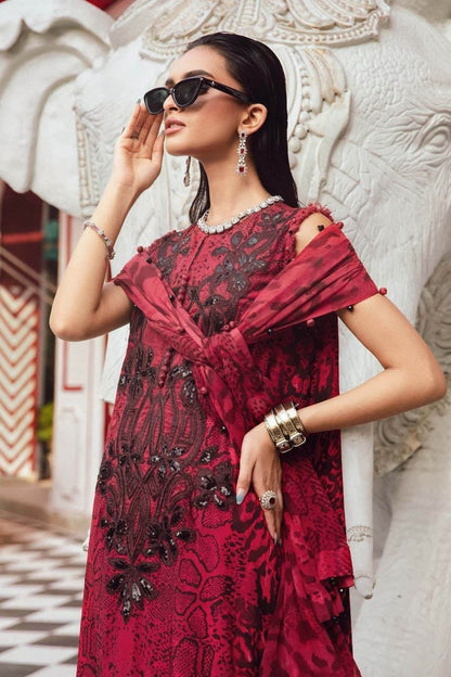Elvina Premium Cotton Lawn Ensemble