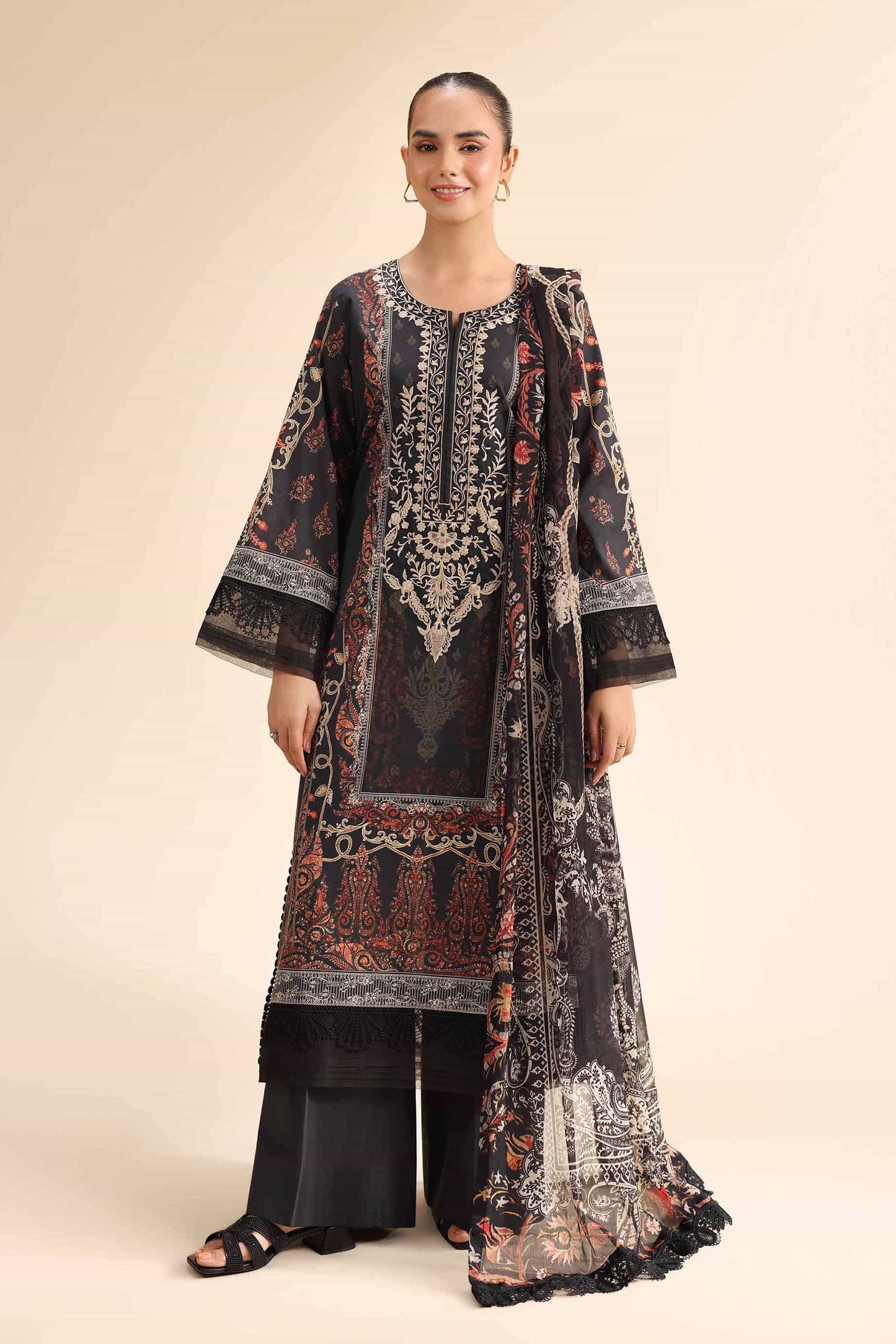 Iqra Huma Elegant Cotton Wear Set