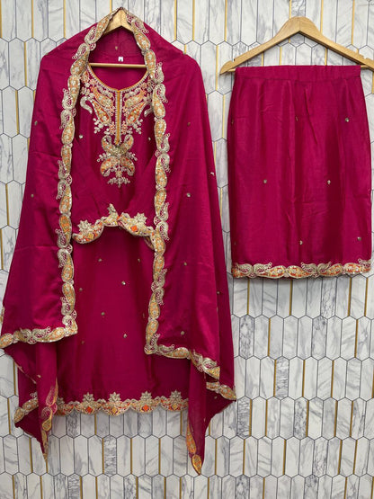 Spark Diva Chinon Silk Embroidery Work