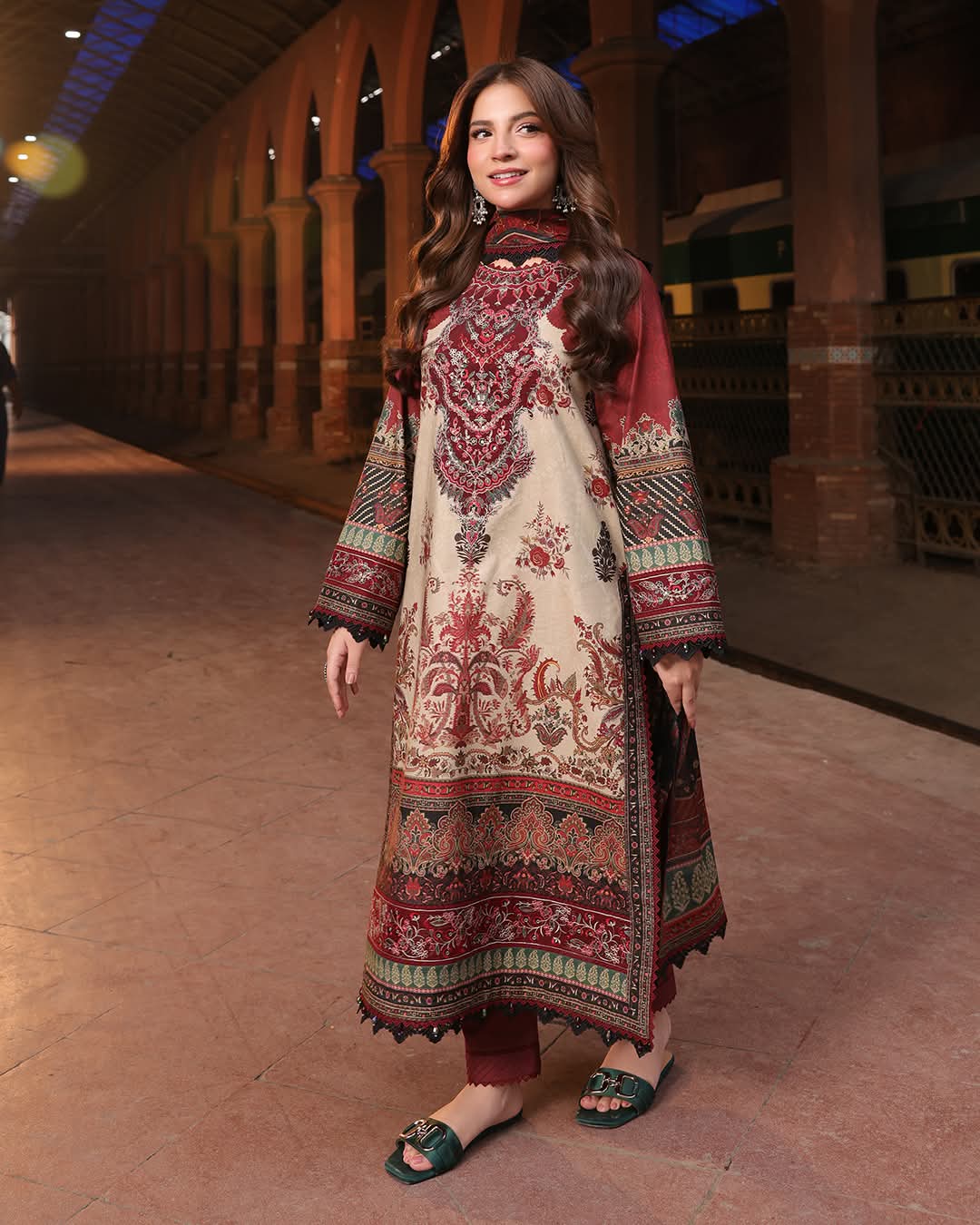 Libas Noor Elegant Cotton Lawn Ensemble