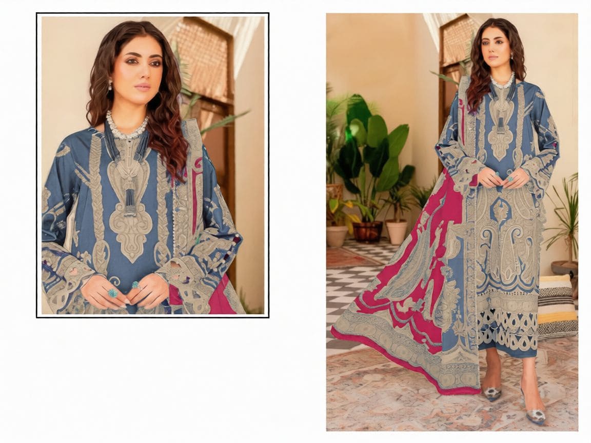 Zoya Emaan Embroidered Lawn Wear Set