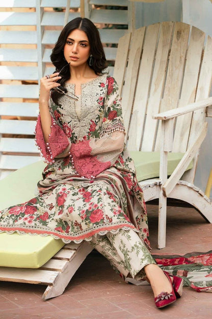 Hooriya Nazneen Classic Lawn Wear Ensemble