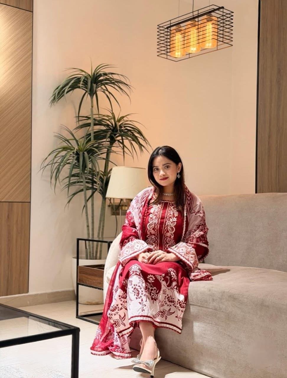 Nargis Afshan Elegant Cotton Lawn Ensemble