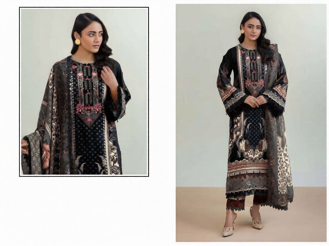 Yasmin Tabassum Elegant Cotton Lawn Wear