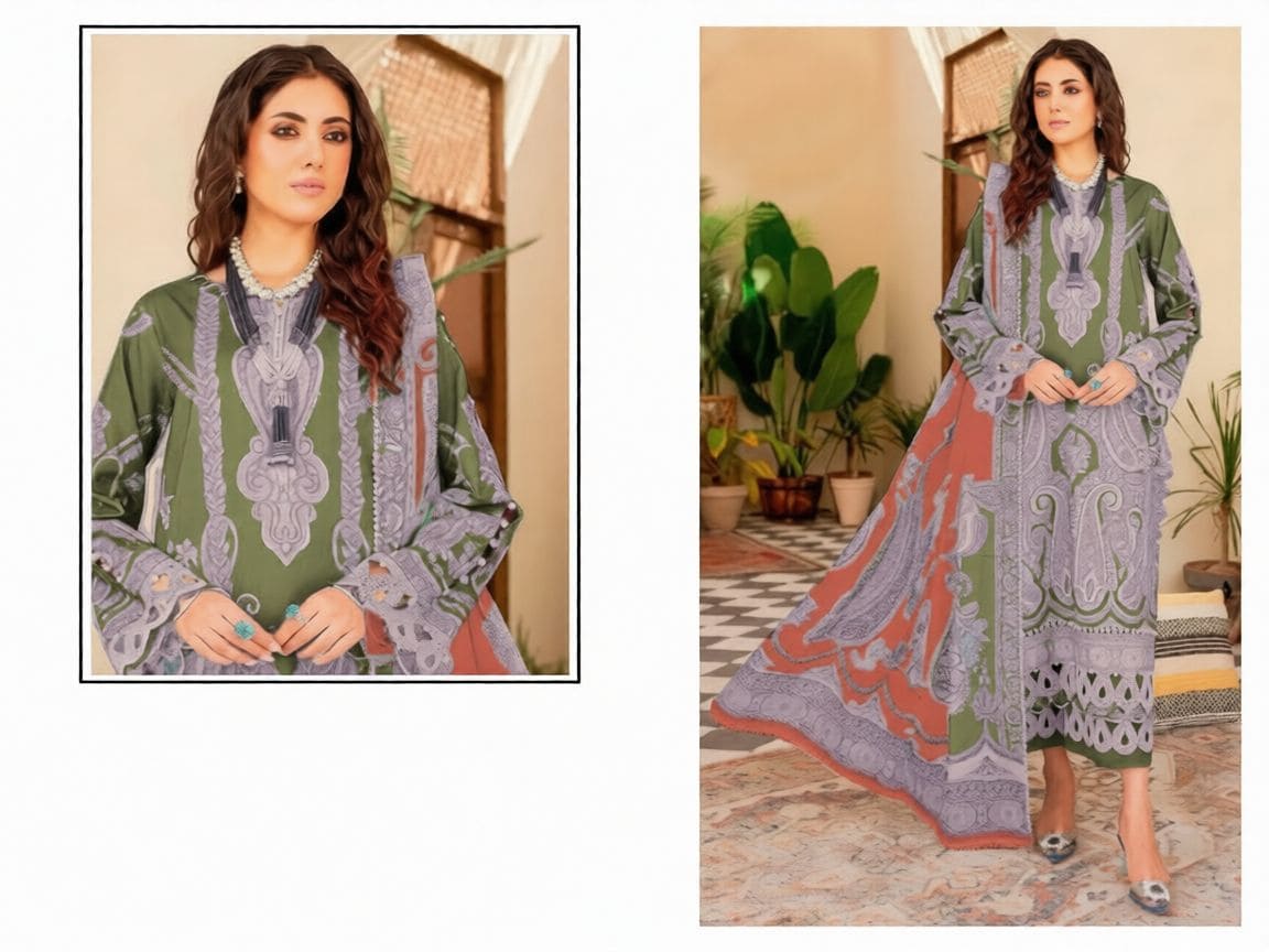 Zoya Emaan Embroidered Lawn Wear Set