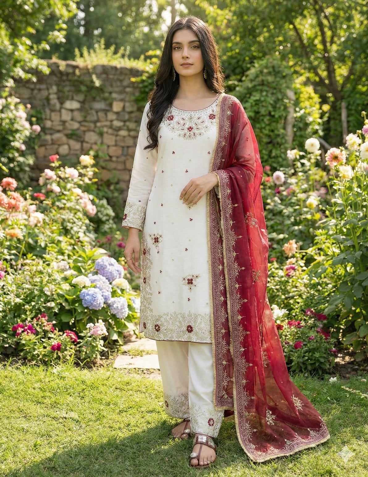Star Glow  Heavy Sequence Work GMY Silk Designer Suit