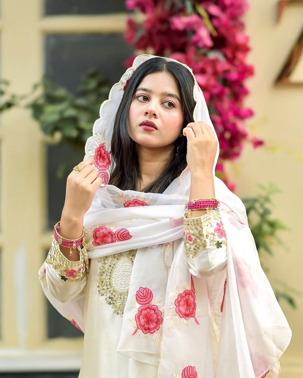 Afsana Embroidered Farshi Salwar Set