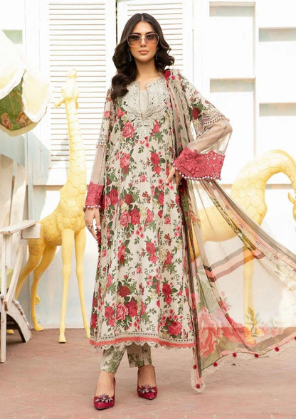 Hooriya Nazneen Classic Lawn Wear Ensemble