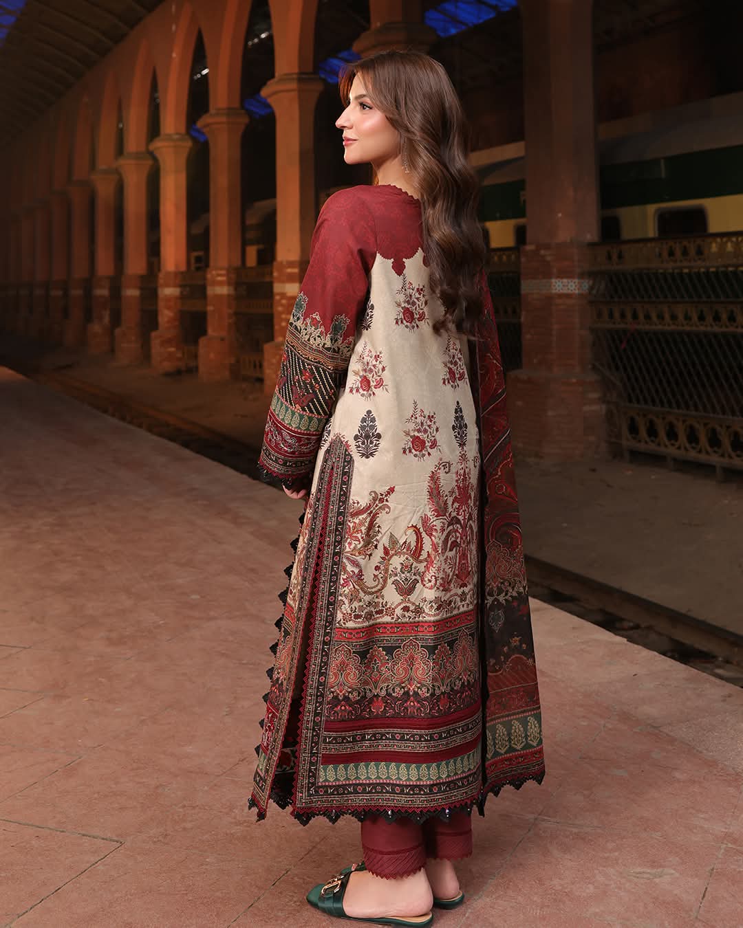 Libas Noor Elegant Cotton Lawn Ensemble
