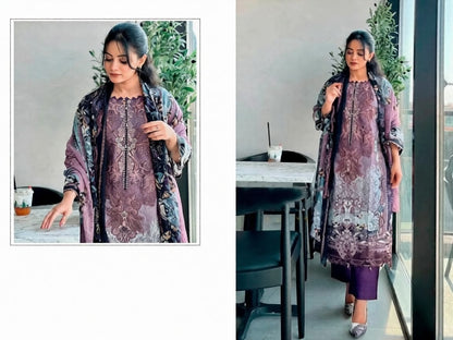 Rukhsar Gulzar Embroidered Lawn Ensemble
