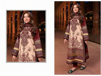Libas Noor Elegant Cotton Lawn Ensemble