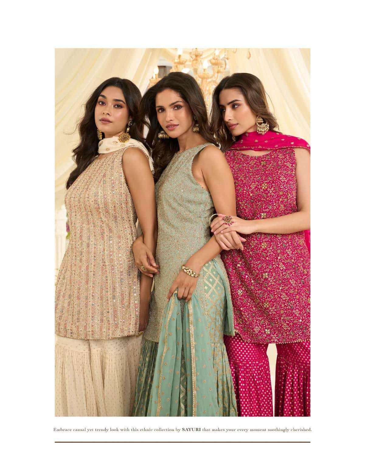 Vanya Designer Heavy Embroidered Georgette Wedding Wear Suit Set