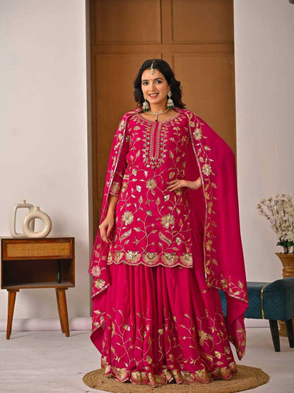 Signature Shine Chinon Silk Lehenga Collection