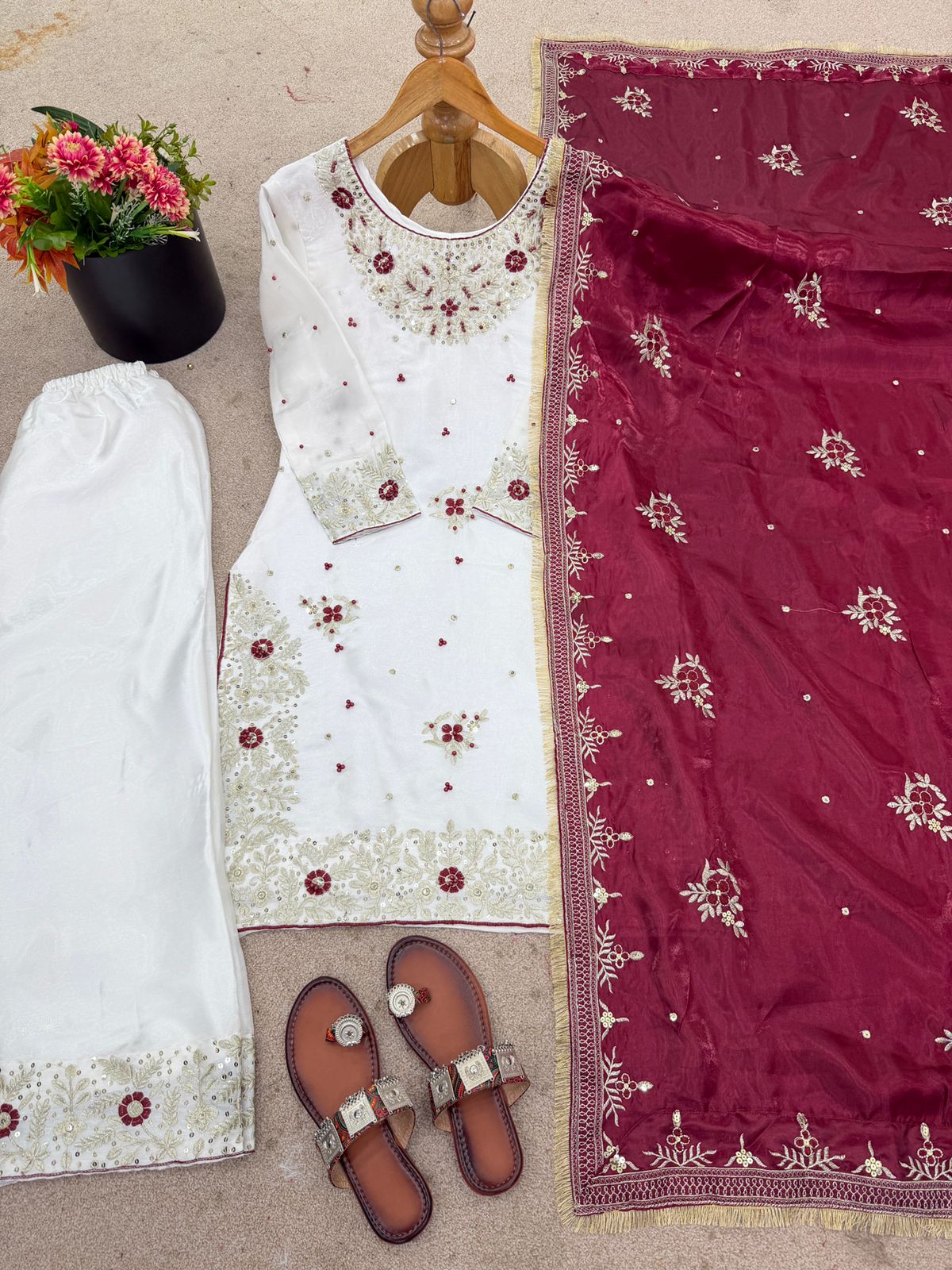 Star Glow  Heavy Sequence Work GMY Silk Designer Suit