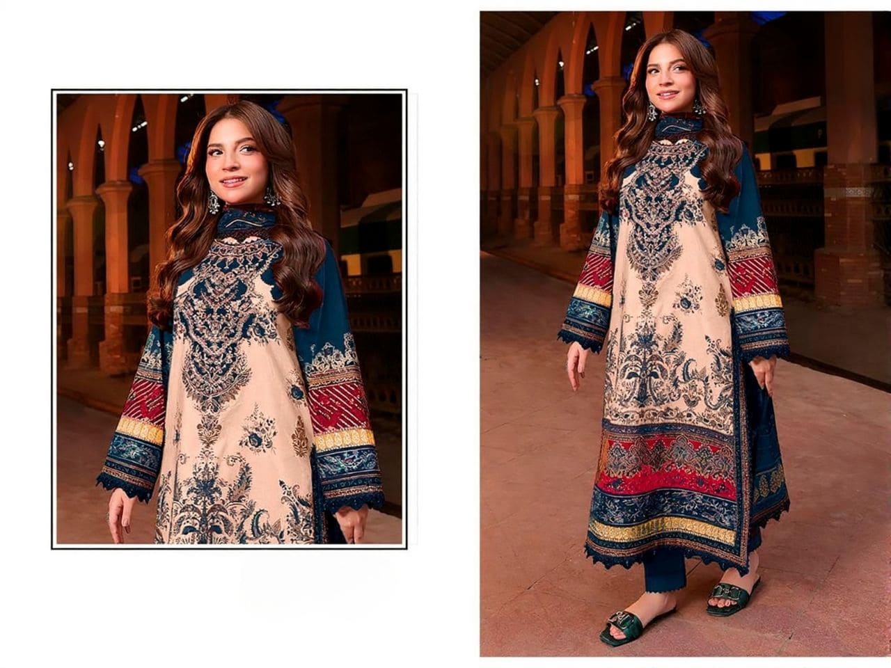 Libas Noor Elegant Cotton Lawn Ensemble