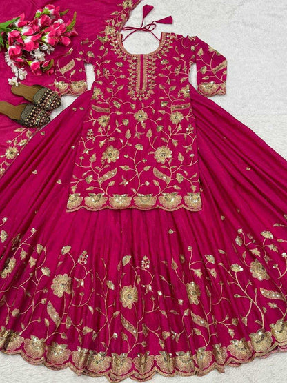 Signature Shine Chinon Silk Lehenga Collection