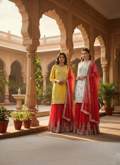 Begum Grace Embroidered Georgette Suit