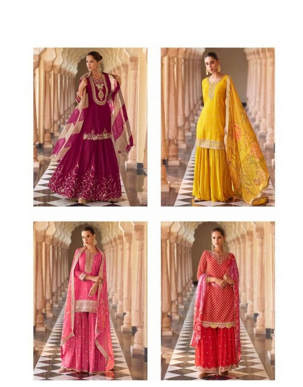 Savera Ethnic Embroidered Silk Suit With Digital Dupatta