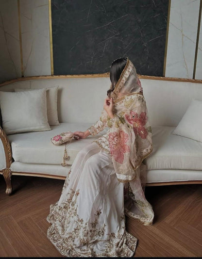 Jannat Nazakat Elegant Sharara Set Zariya