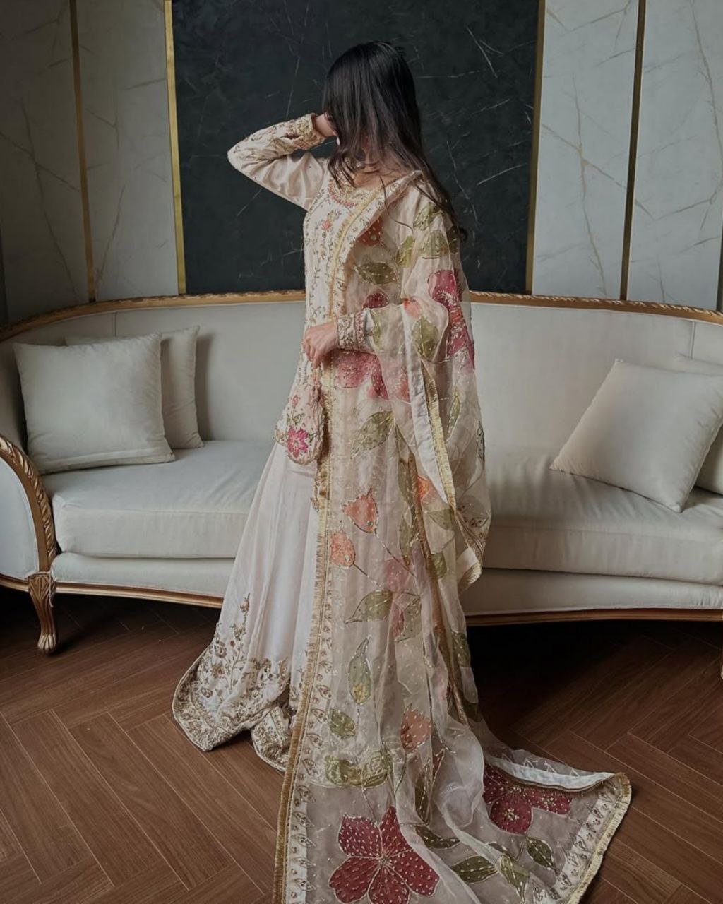 Jannat Nazakat Elegant Sharara Set Zariya
