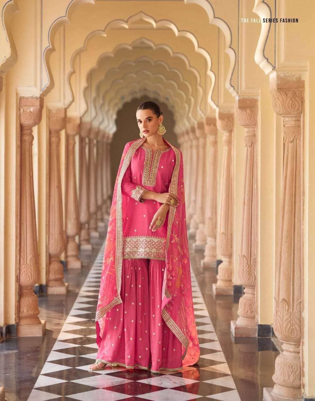 Savera Ethnic Embroidered Silk Suit With Digital Dupatta